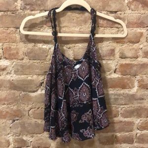 LA Hearts Patterned Top